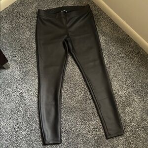 Express Faux Leather Black Leggings